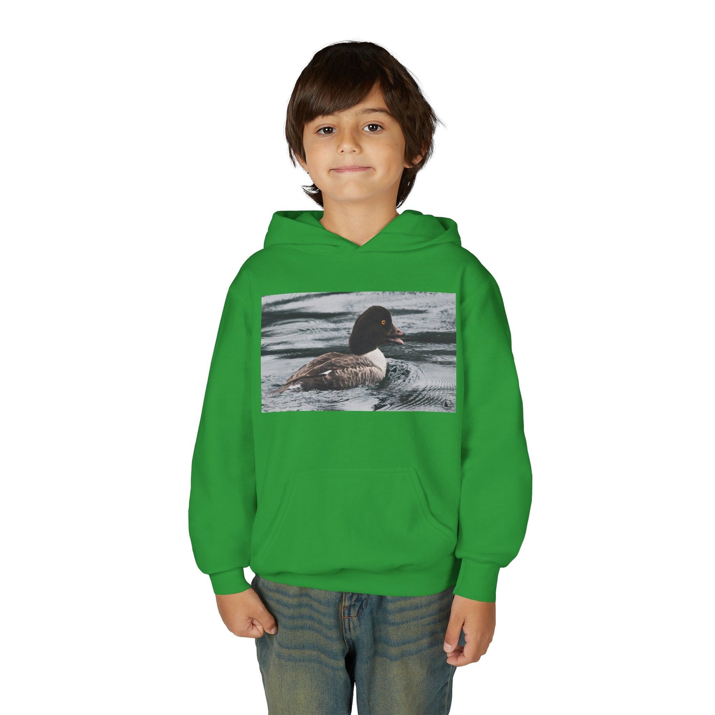 Kids Duck Photo Hoodie – Cozy Wildlife Pullover for Children