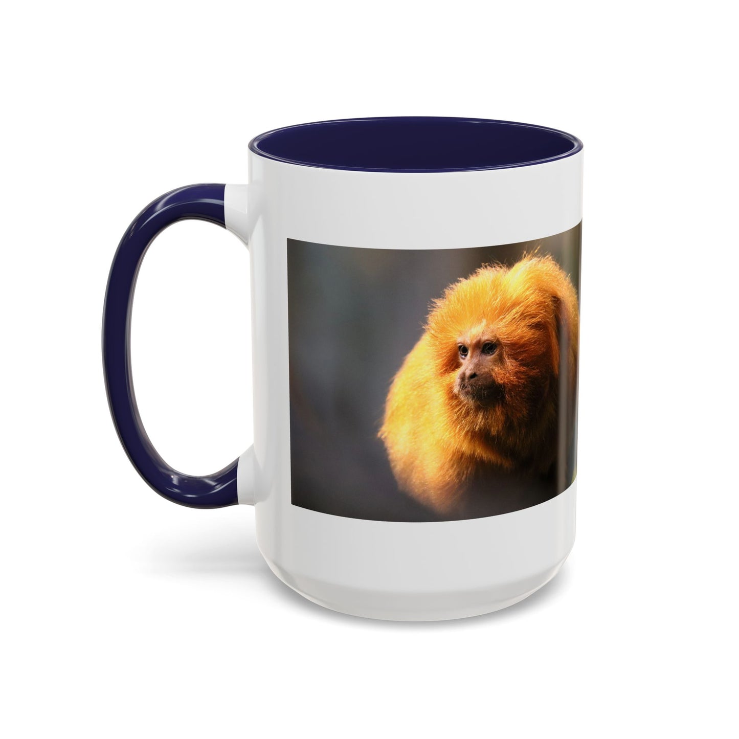 Golden Lion Tamarin Coffee Mug — Cute Exotic Monkey Accent Mug (11/15oz)