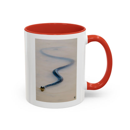 Serpentine Ribbon Snake Coffee Mug — Nature Photography Accent Mug (11/15oz)
