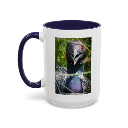 Common Loon Photo Accent Coffee Mug (11/15oz)