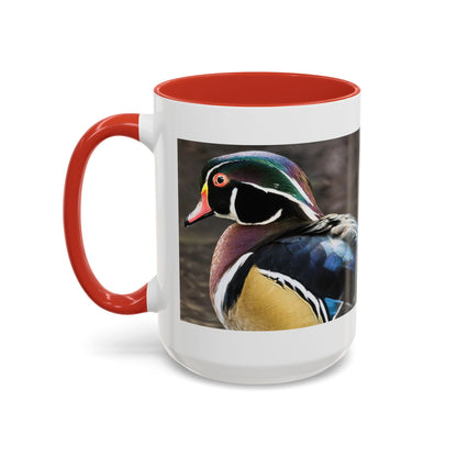 Wood Duck Accent Coffee Mug — Colorful Waterfowl Photo Mug (11/15 oz)