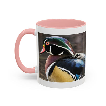 Wood Duck Accent Coffee Mug — Colorful Waterfowl Photo Mug (11/15 oz)