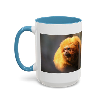 Golden Lion Tamarin Coffee Mug — Cute Exotic Monkey Accent Mug (11/15oz)