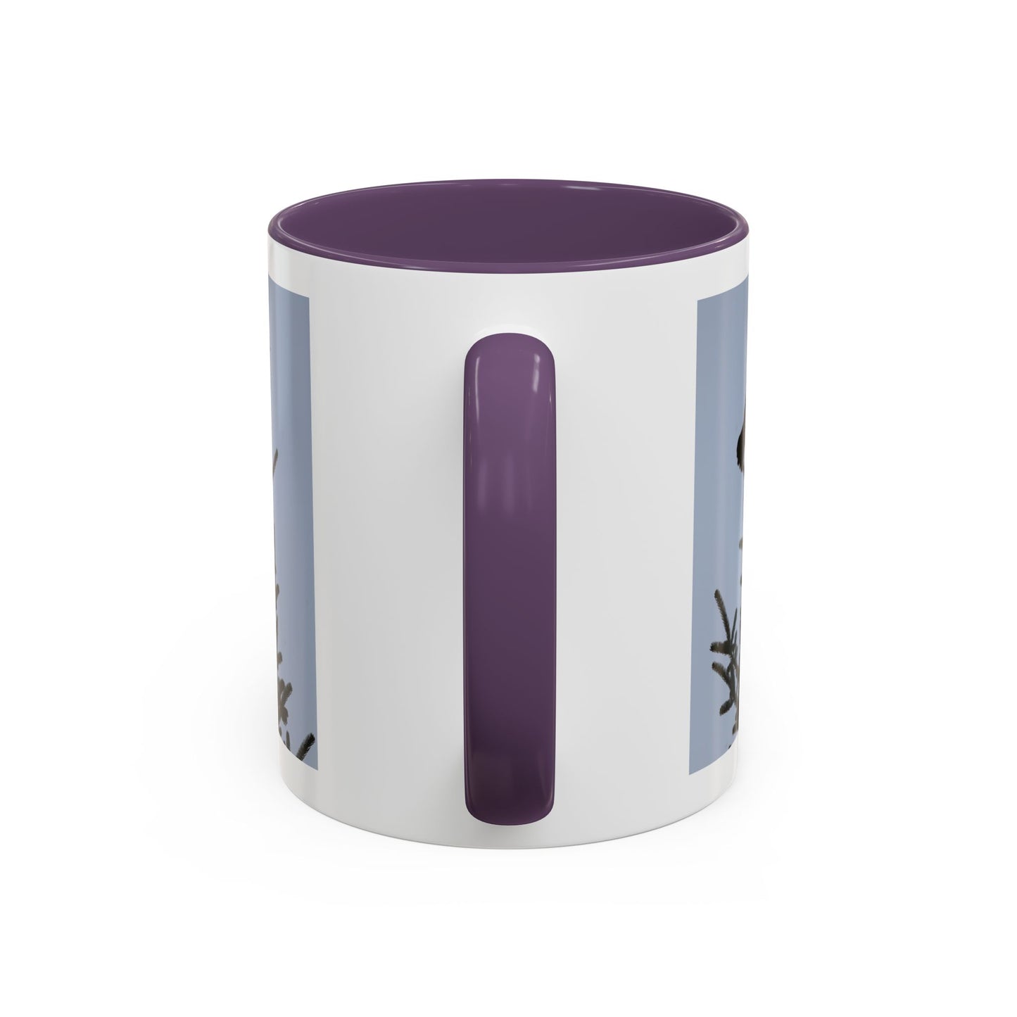 Songbird Silhouette Accent Coffee Mug — Black Interior 11/15oz