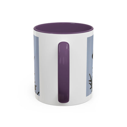 Songbird Silhouette Accent Coffee Mug — Black Interior 11/15oz
