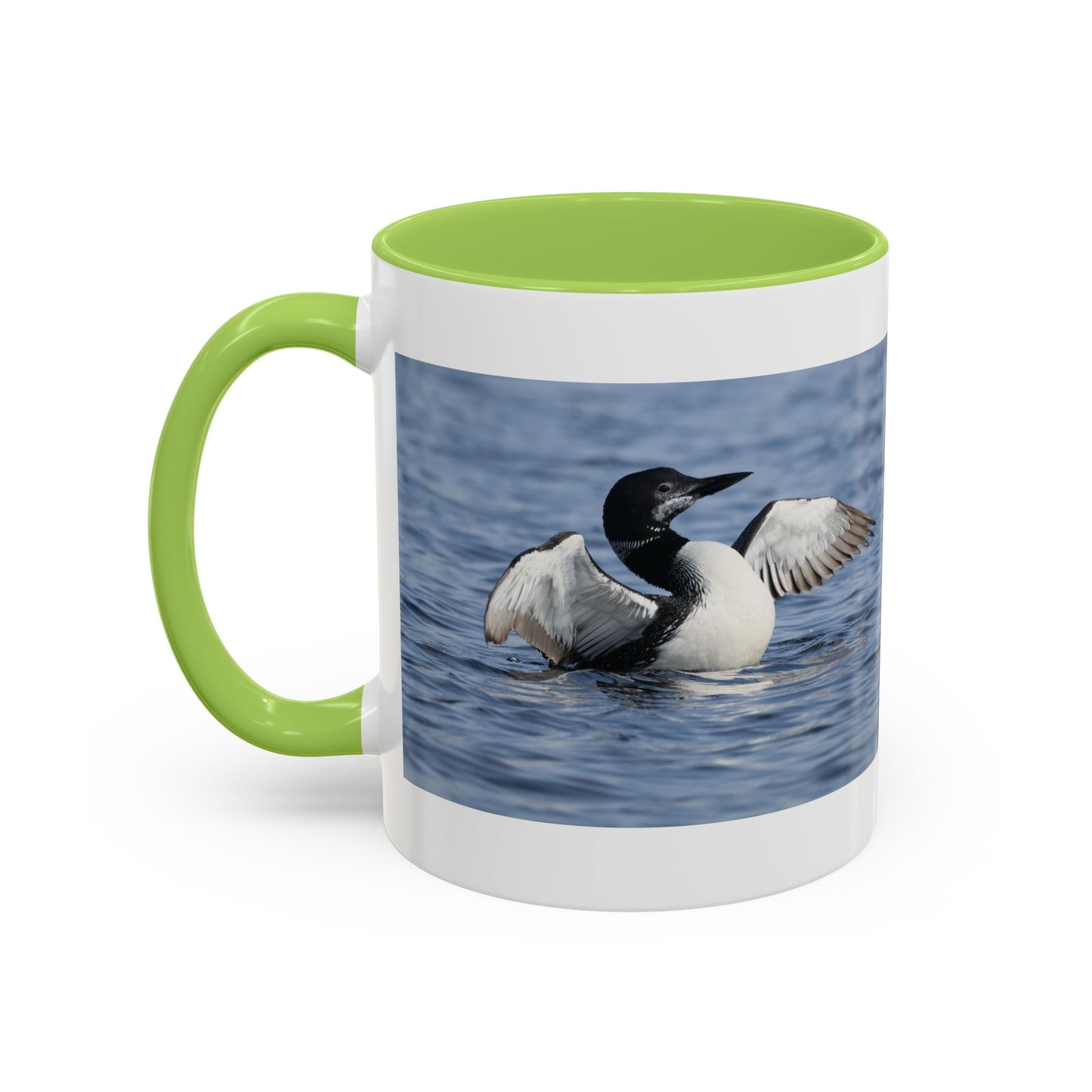 Loon Lake Accent Coffee Mug — Wildlife Photography Bird Mug (11/15oz)