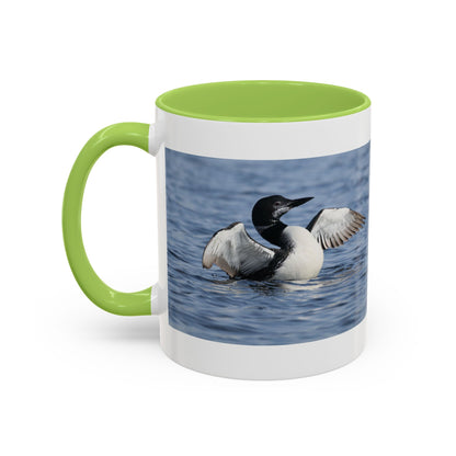 Loon Lake Accent Coffee Mug — Wildlife Photography Bird Mug (11/15oz)