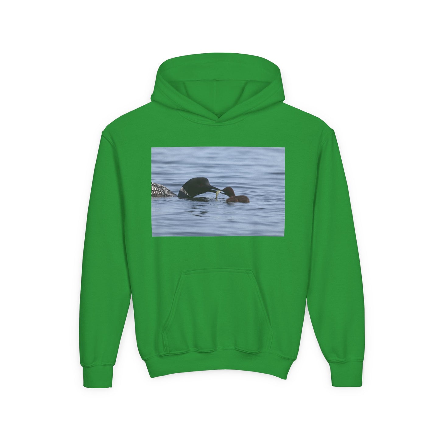 Duck Family Photo Hoodie — Youth Wildlife Nature Hoodie