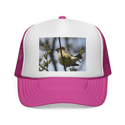 Bird Photography Trucker Cap – Yellow Warbler Print