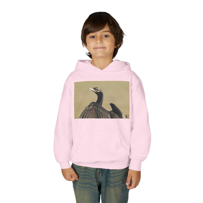 Cormorant Bird Photo Hoodie | Wildlife Photography Kids Sweatshirt