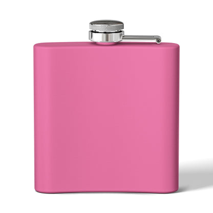 Coyote Photo Stainless Steel Flask — 6oz Wildlife Pocket Flask