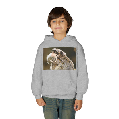 Youth Hoodie with Mustached Tamandua Anteater Photo – Cute Animal Kids Sweatshirt