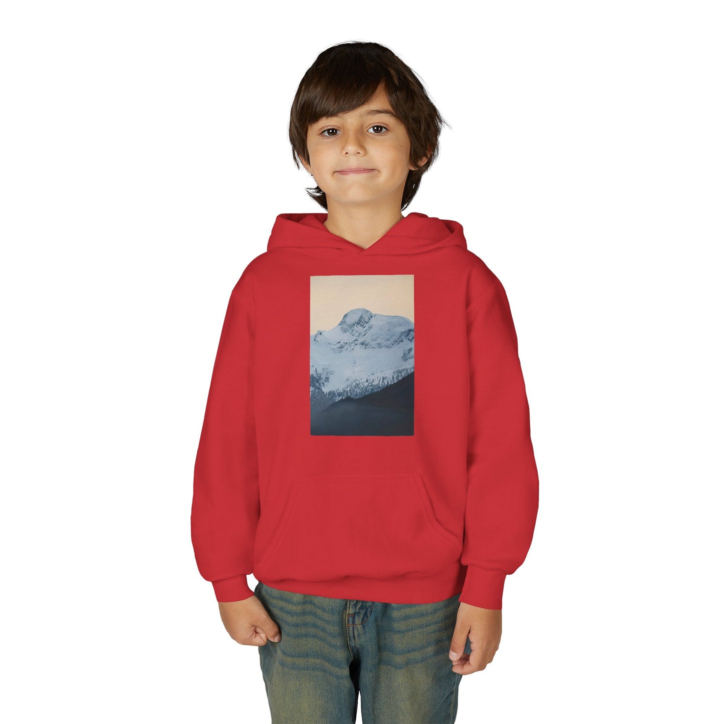 Mountain Mist Youth Hoodie – Snow Peak Graphic Pullover