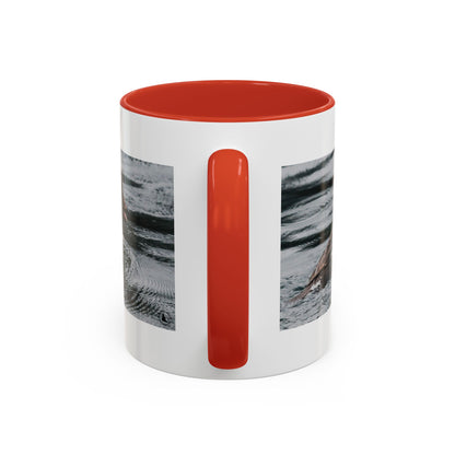 Goldeneye Duck Photo Accent Coffee Mug — Wildlife Nature Lover Gift (11/15 oz)