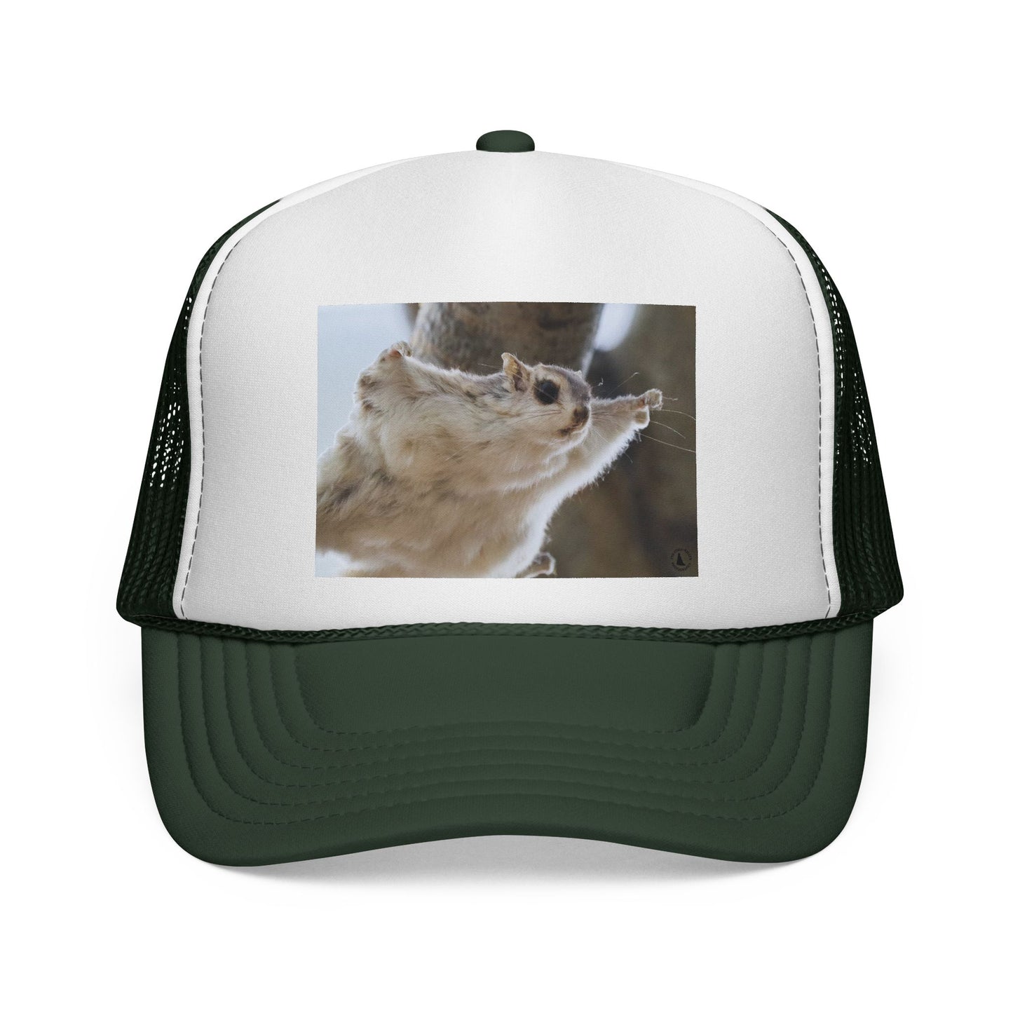 Squirrel Photo Trucker Cap - Cute Wildlife Snapback Hat