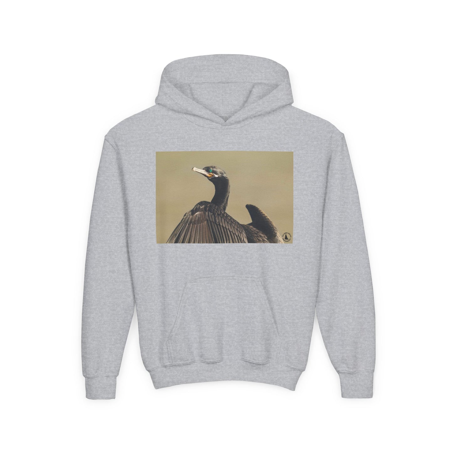 Cormorant Bird Photo Hoodie | Wildlife Photography Kids Sweatshirt