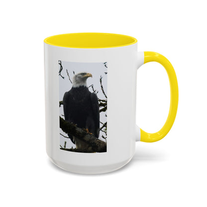 Bald Eagle Accent Coffee Mug – Patriotic Wildlife 11/15oz