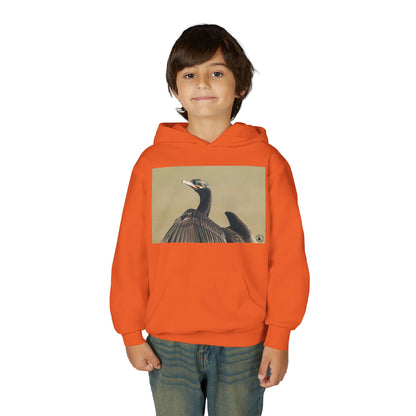 Cormorant Bird Photo Hoodie | Wildlife Photography Kids Sweatshirt