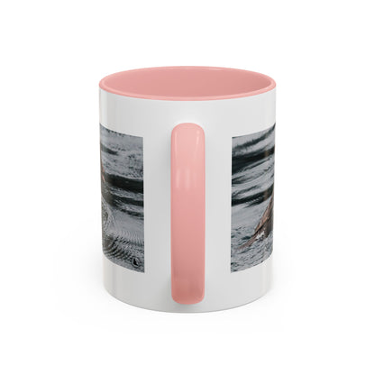 Goldeneye Duck Photo Accent Coffee Mug — Wildlife Nature Lover Gift (11/15 oz)