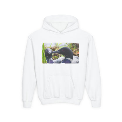 Youth Hoodie — Realistic Waterfowl Duck Photo Print