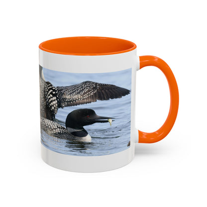 Common Loon Accent Coffee Mug – Wildlife Photography Bird Lover Gift (11/15oz)