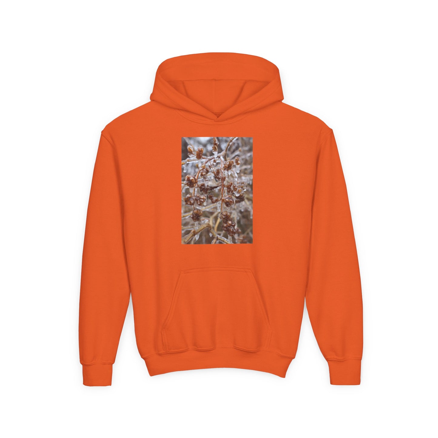 Youth Hoodie — Frosted Winter Berries Photo Print