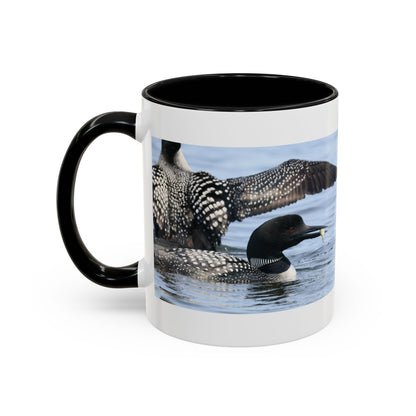 Common Loon Accent Coffee Mug – Wildlife Photography Bird Lover Gift (11/15oz)