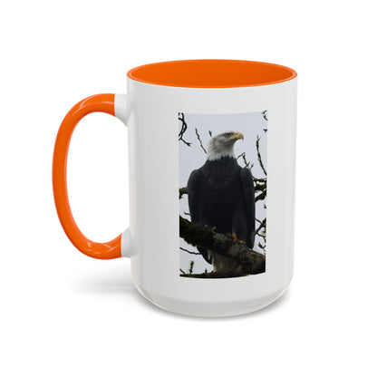 Bald Eagle Accent Coffee Mug – Patriotic Wildlife 11/15oz