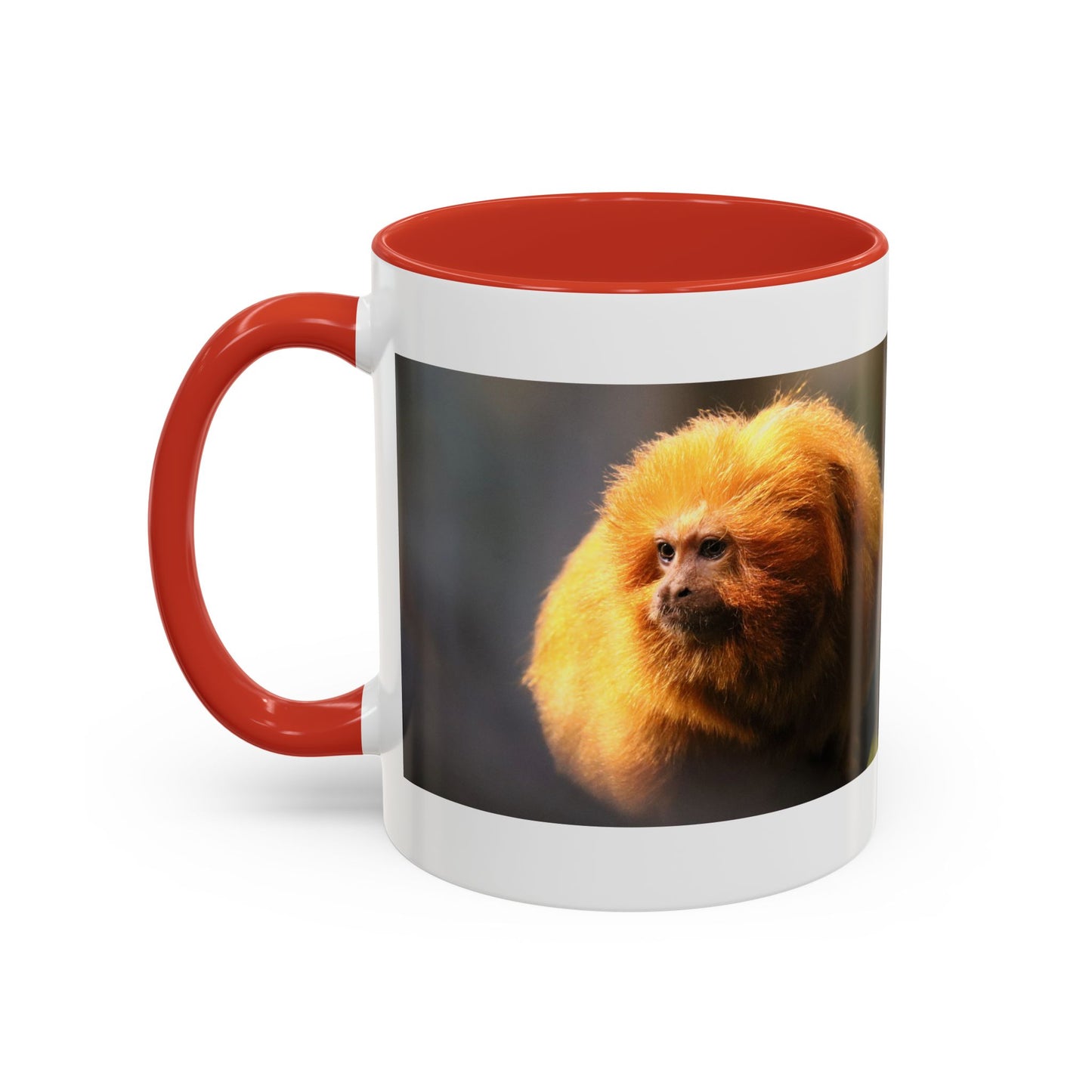 Golden Lion Tamarin Coffee Mug — Cute Exotic Monkey Accent Mug (11/15oz)