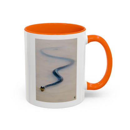 Serpentine Ribbon Snake Coffee Mug — Nature Photography Accent Mug (11/15oz)