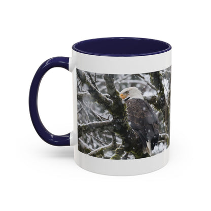 Bald Eagle Winter Photo Coffee Mug — 11/15oz Accent Mug
