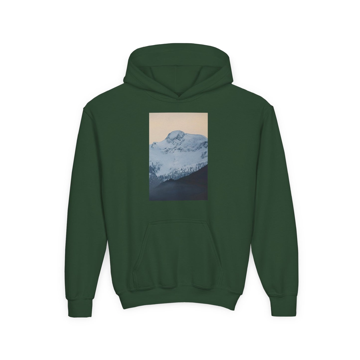 Mountain Mist Youth Hoodie – Snow Peak Graphic Pullover