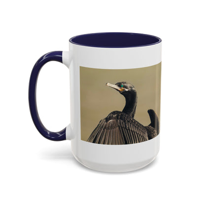 Cormorant Photo Coffee Mug – Birdwatching Nature Gift (11/15oz)