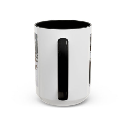 Elk in Snow Accent Coffee Mug — Nature Wildlife Photo Mug (11/15oz)