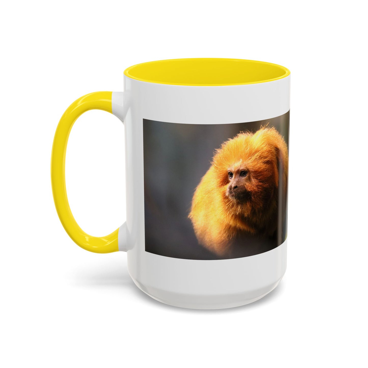 Golden Lion Tamarin Coffee Mug — Cute Exotic Monkey Accent Mug (11/15oz)