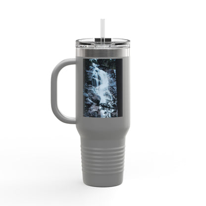 40oz Insulated Travel Mug with Waterfall Photo
