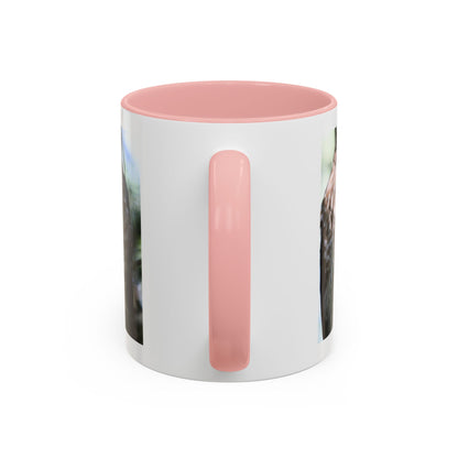 Hawk Photo Accent Coffee Mug — Birdwatcher Gift, 11/15oz