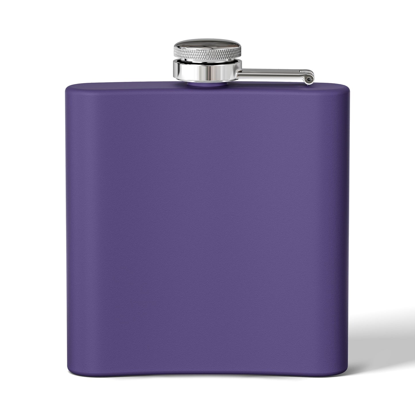 6oz Stainless Steel Flask — Loon Pair Nature Photo Flask for Outdoors & Gifts