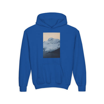 Mountain Mist Youth Hoodie – Snow Peak Graphic Pullover