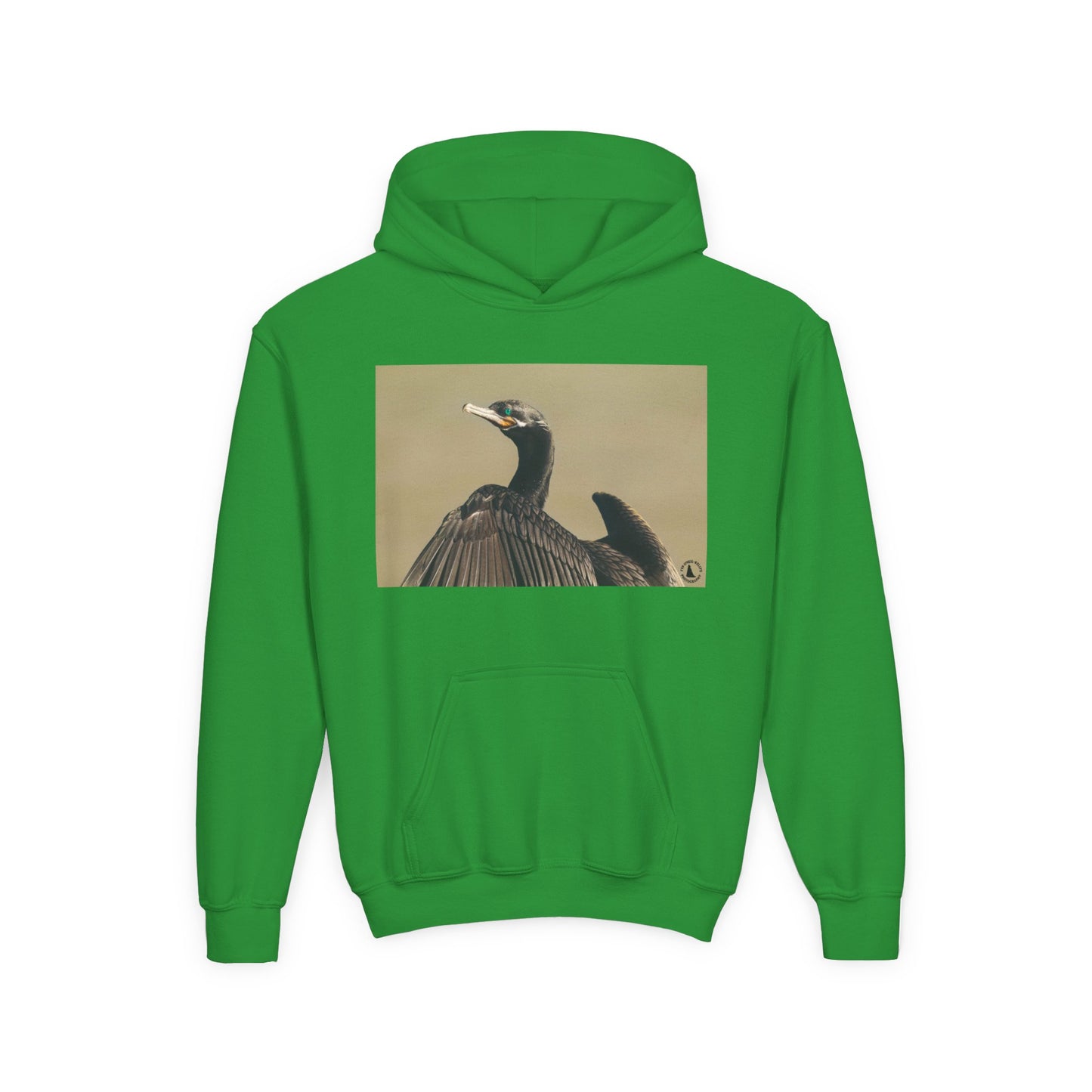 Cormorant Bird Photo Hoodie | Wildlife Photography Kids Sweatshirt
