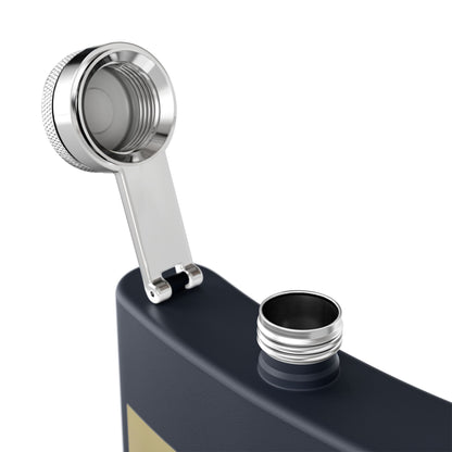 Cormorant Photo Stainless Steel Flask – 6oz Pocket Hip Flask for Birdwatchers & Outdoor Lovers