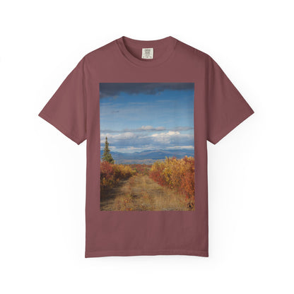 Autumn's Sentinel: Alaskan Fall Wilderness, Northern Landscape Photographyphotography shirts