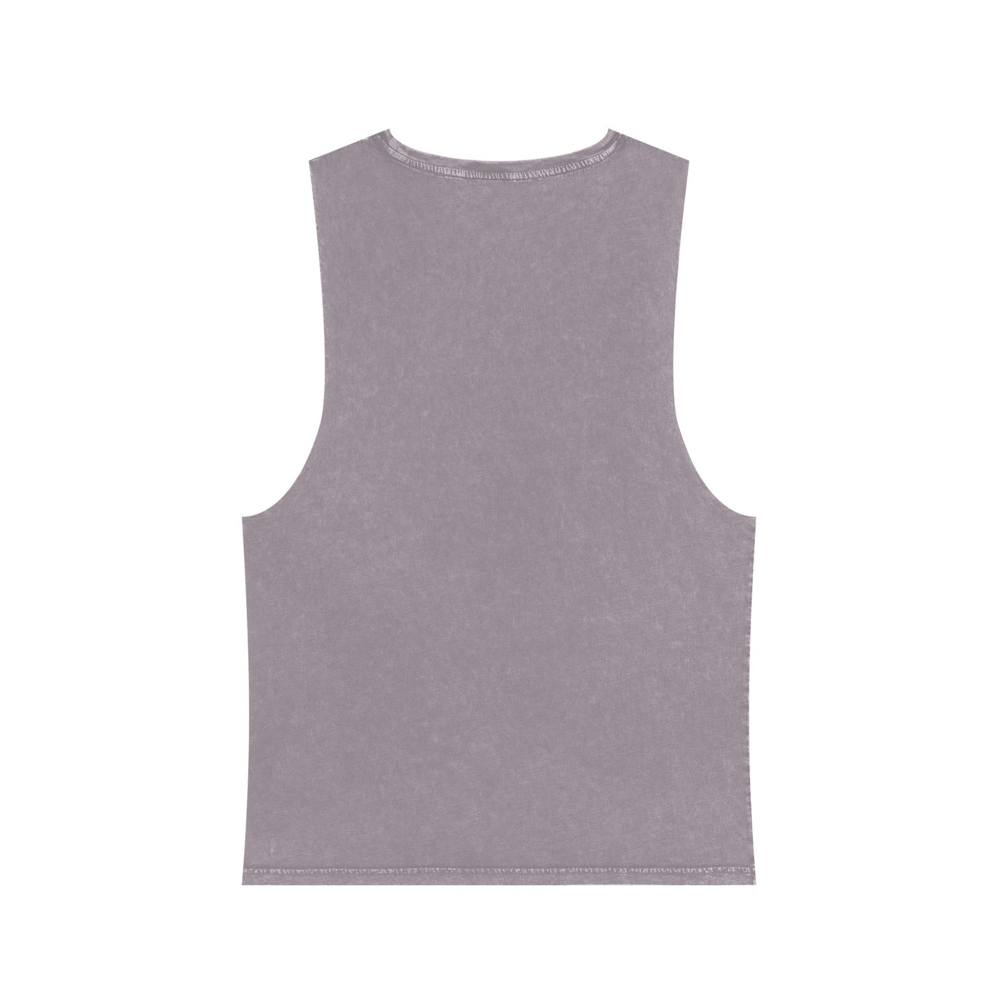 Bird Nest Photo Tank Top — Stonewash Sleeveless Tee with Chick in Hollow Tree