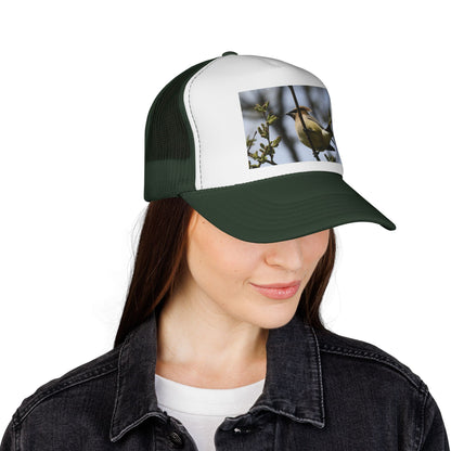 Bird Photography Trucker Cap – Yellow Warbler Print