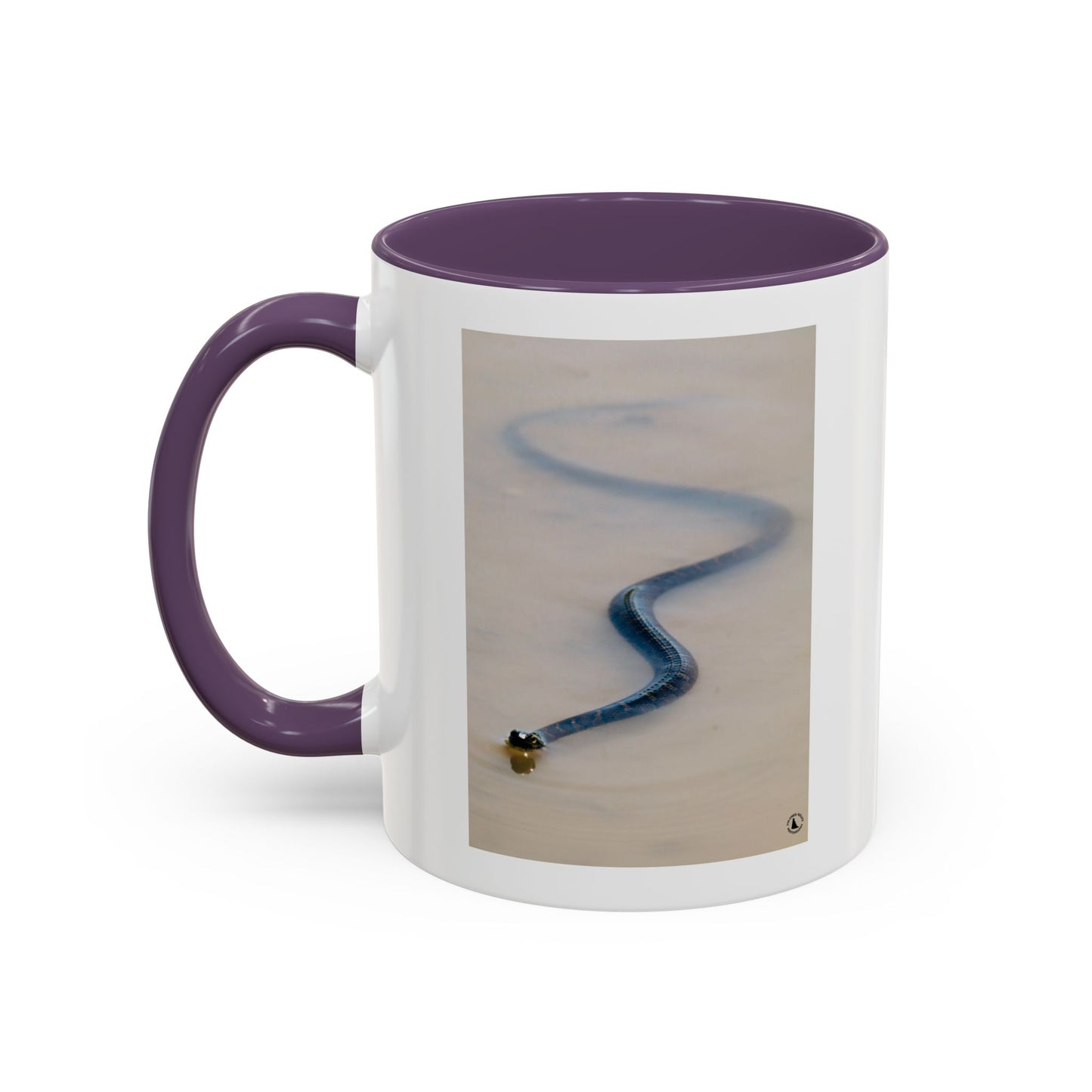 Serpentine Ribbon Snake Coffee Mug — Nature Photography Accent Mug (11/15oz)