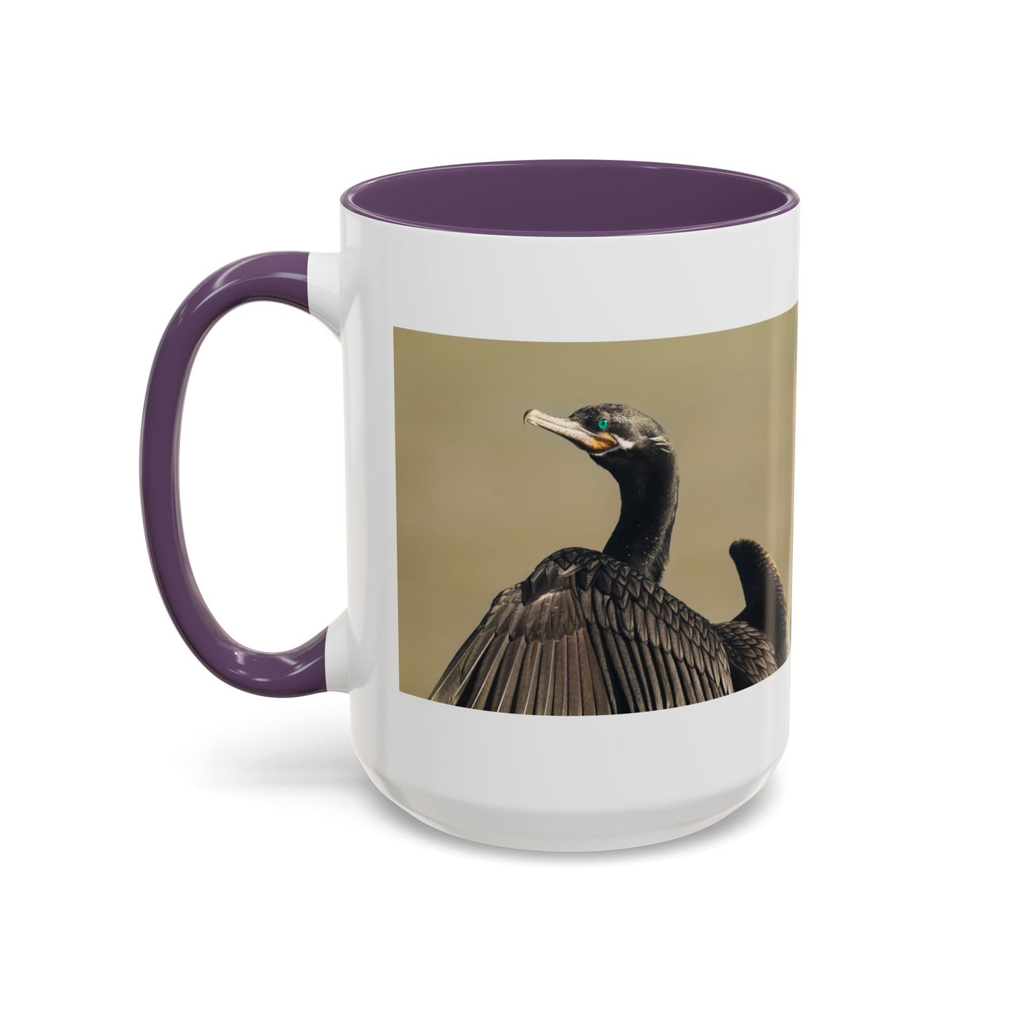 Cormorant Photo Coffee Mug – Birdwatching Nature Gift (11/15oz)