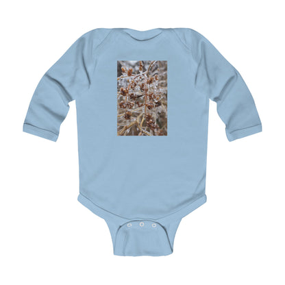 Infant Bodysuit with Frosted Winter Berries Photo Print