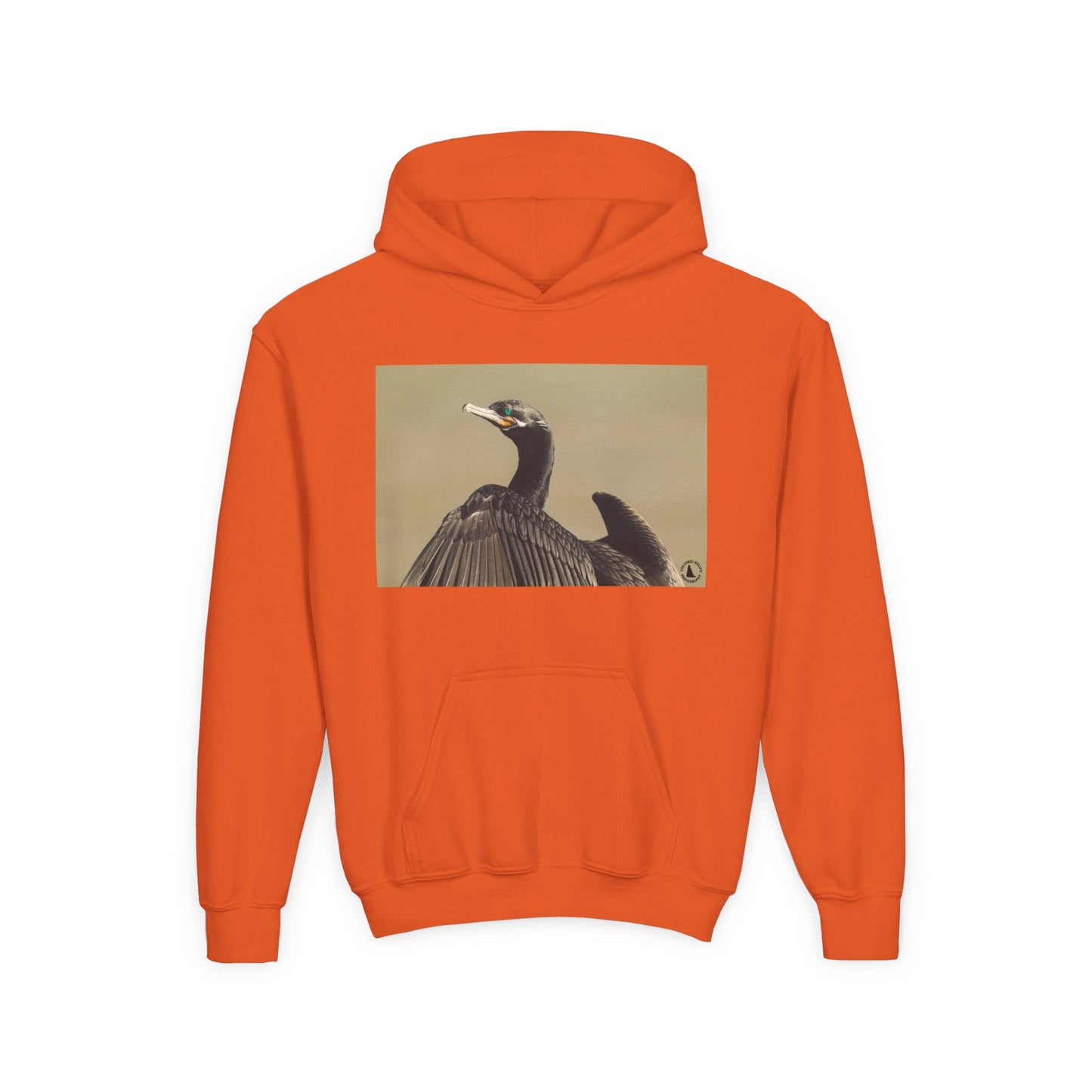 Cormorant Bird Photo Hoodie | Wildlife Photography Kids Sweatshirt