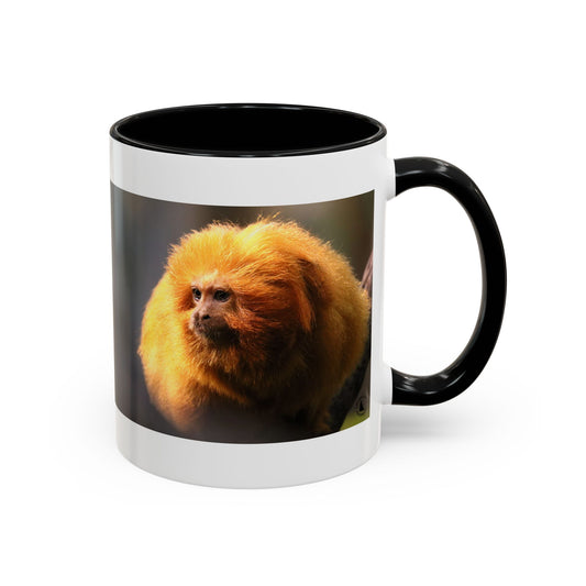 Golden Lion Tamarin Coffee Mug — Cute Exotic Monkey Accent Mug (11/15oz)