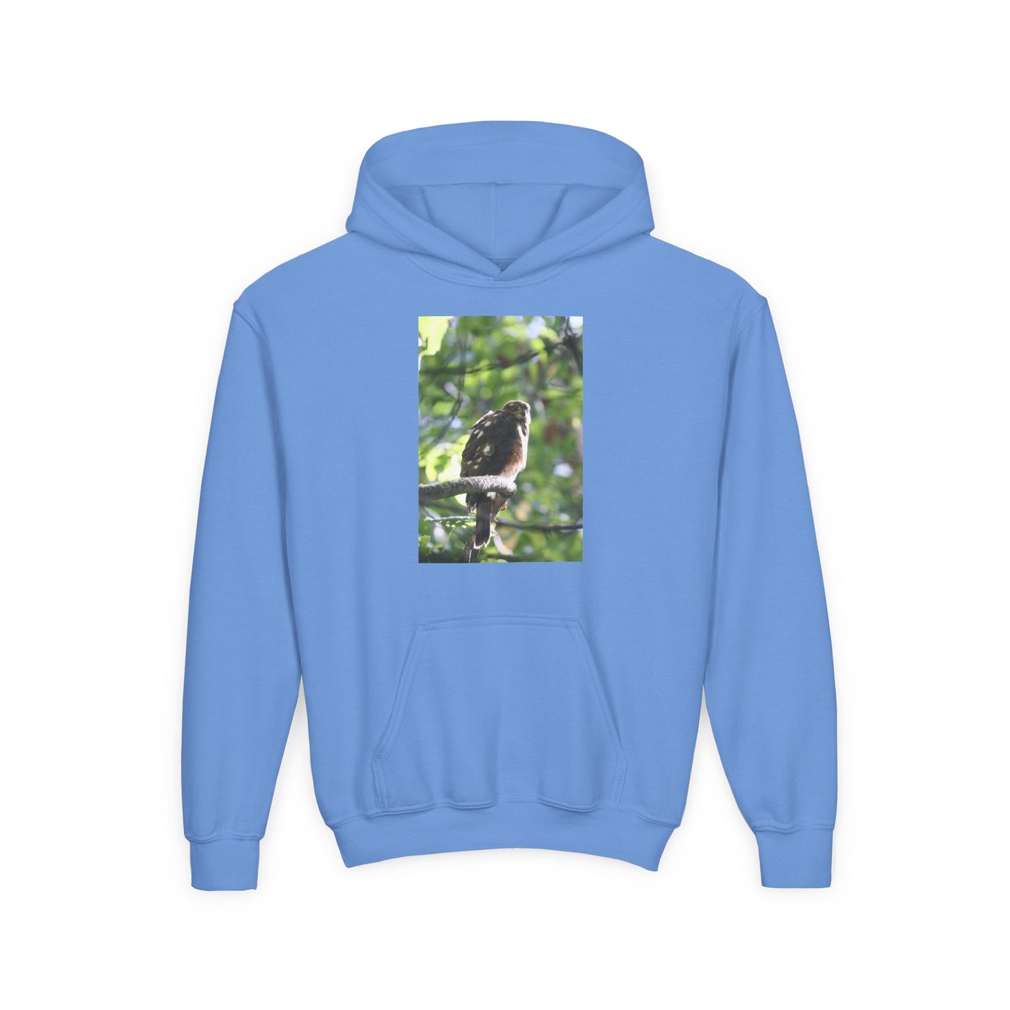 Youth Hoodie — Woodland Sparrow Photo Pullover